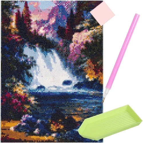 5D Diamond Painting – Waterfall 30 × 40 cm