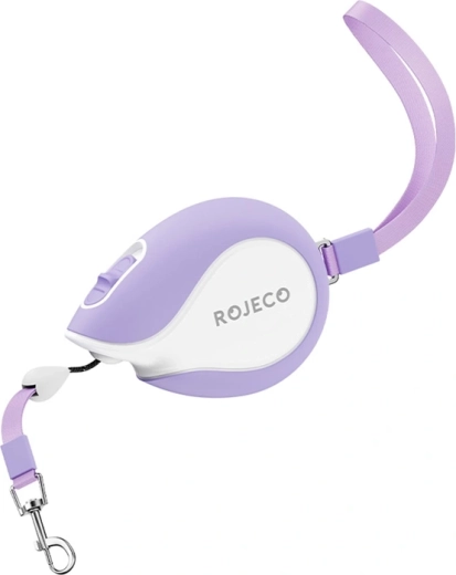 Isetagastuv jalutusrihm Rojeco Mini Pet 3 m, lilla