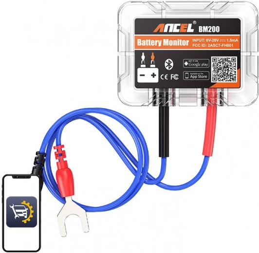 Bluetooth-autoaku monitor Ancel BM200