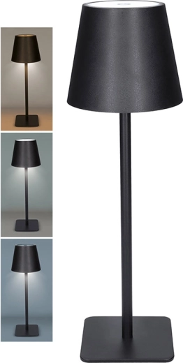 Solight LED-laetav lamp Lucca 120 lm, hämardatav, CCT, must
