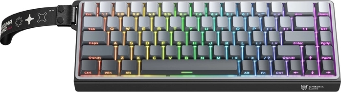 Onikuma G69 kompaktne mängumehaaniline klaviatuur 68 klahviga, RGB