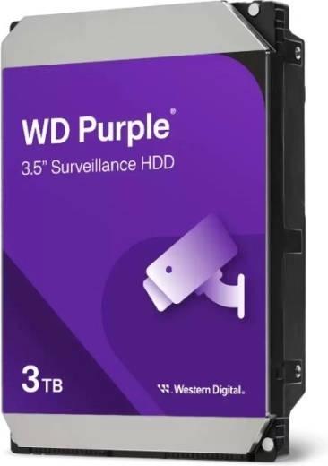 Western Digital WD Purple 3 TB 3,5" kõvaketas valvekaameratele