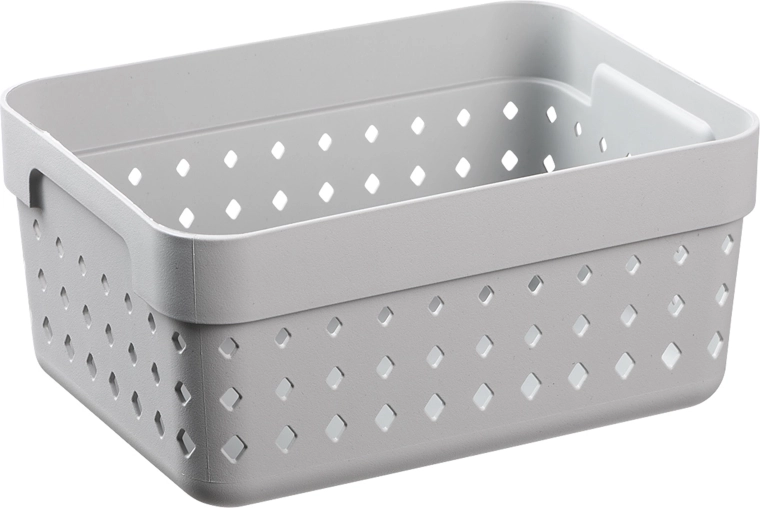 Hoiukorv Seoul taaskasutatud plastist 15,8 × 11,8 × 7,3 cm, hall