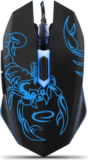 Gaming Optical Mouse 6D USB ESPERANZA SCORPIO MX203 Blue