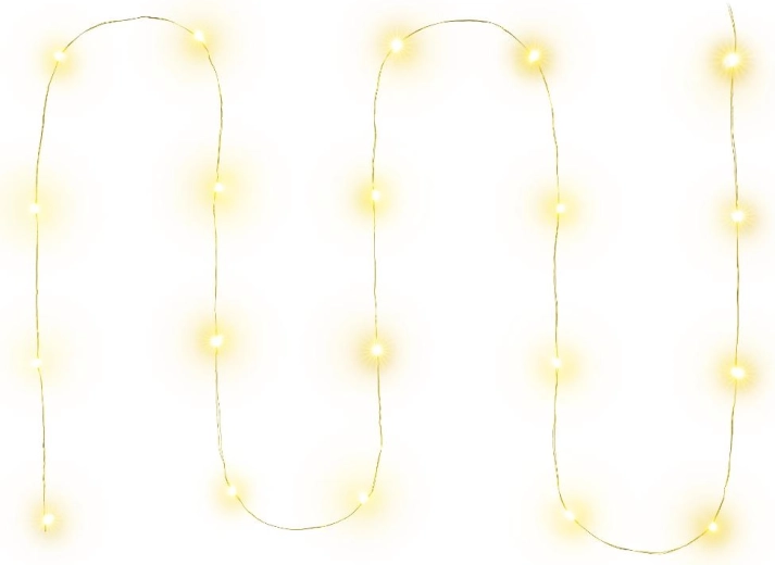 Retlux Nano jõulutulede kett, 20 LED-i, soe valge