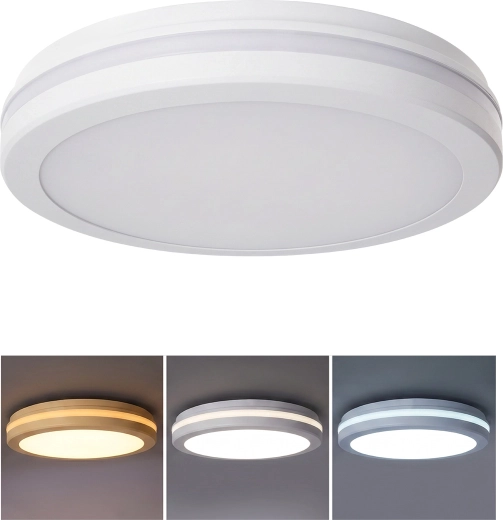 Solight LED lae- ja seinavalgusti Gari 26 W 2340 lm 3CCT IP65 30 cm valge