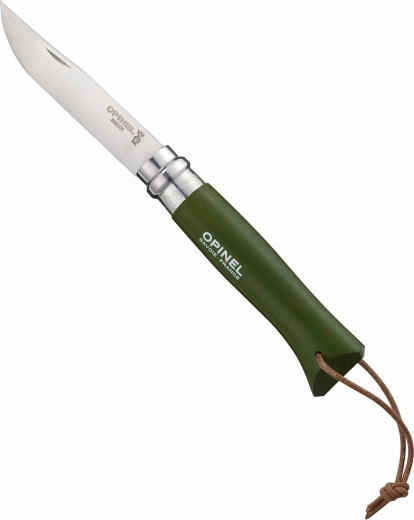 Opinel N°08 Trekking khaki taskunuga nuga 8,5 cm, pöögipuit