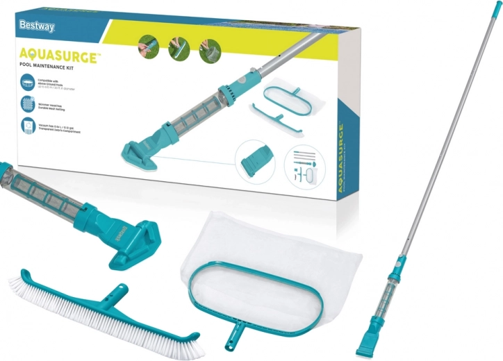 Bestway AquaSurge juhtmevaba basseini puhastuskomplekt