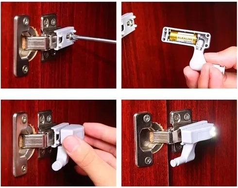 Automatic light when opening the door
