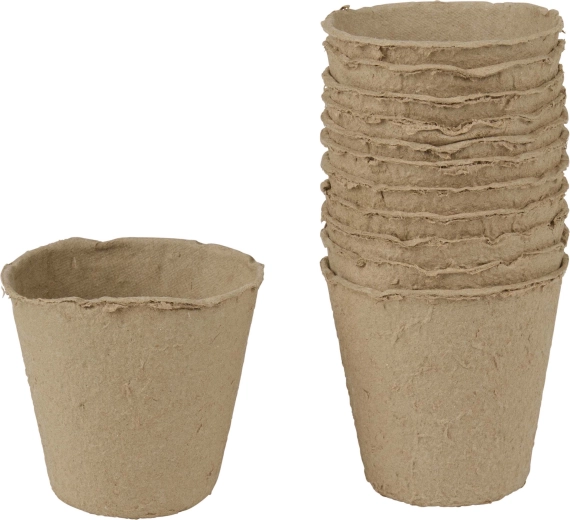 Paberist kasvatusturbapotid 12 tk KINZO GARDEN 5,5 × 6 cm