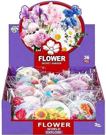 Dekoratiivne lill 7 cm – 12 variandi segu (36 tk/karp)
