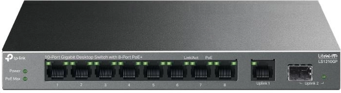 LS1210GP 10× GE PoE+ switch