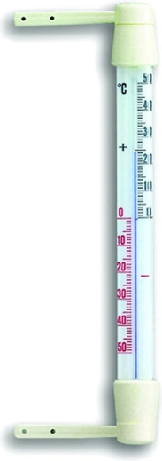 Plastist akna termomeeter 22 cm, pööratav