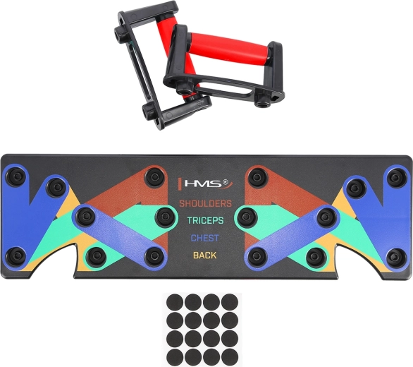 Multifunctional Push-Up Board HMS PU10, Red