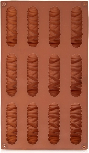Silikoonvorm küpsistele ja pralineedele, pruun 29 × 17 × 1,8 cm