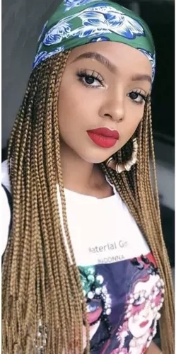 Length for a striking hairstyle