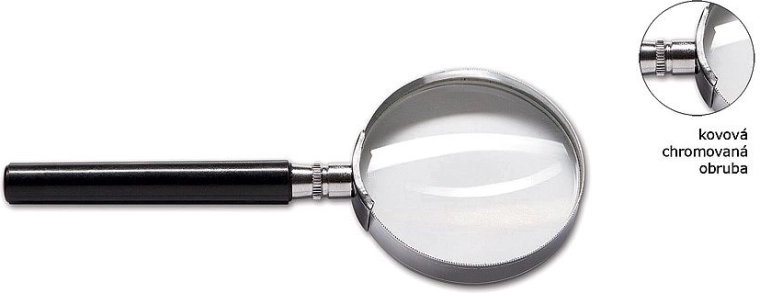 CONCORDE metallraamiga luup, läbimõõt 50 mm