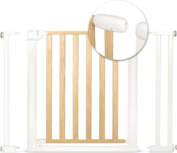 Nukido safety gate for doors and stairs 74–105 cm