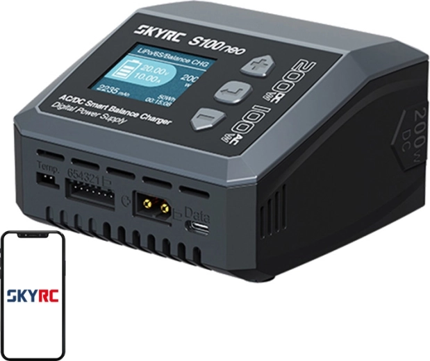 Nutikas AC/DC laadija SkyRC S100neo