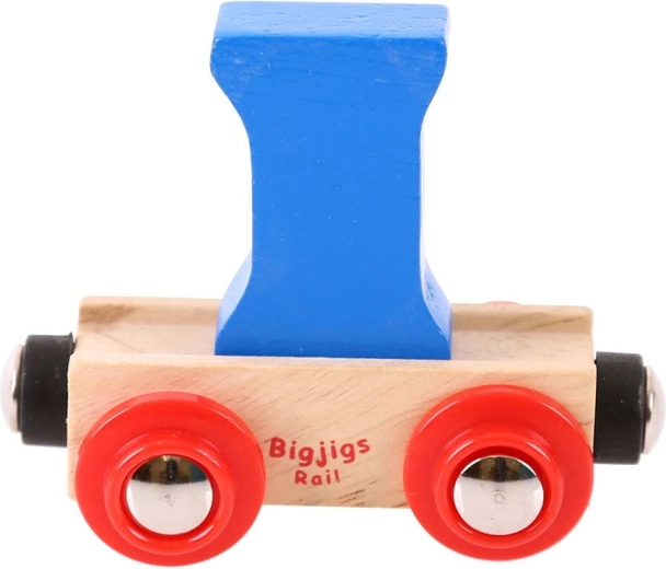 Täht I-ga vagun puidust raudteele Bigjigs Rail