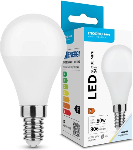 Modee LED-lamp Globe Mini G45 8,5 W E14 806 lm külm valge
