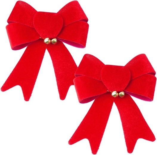 Jõulused sametpaelad 13 × 16 cm, 2 tk
