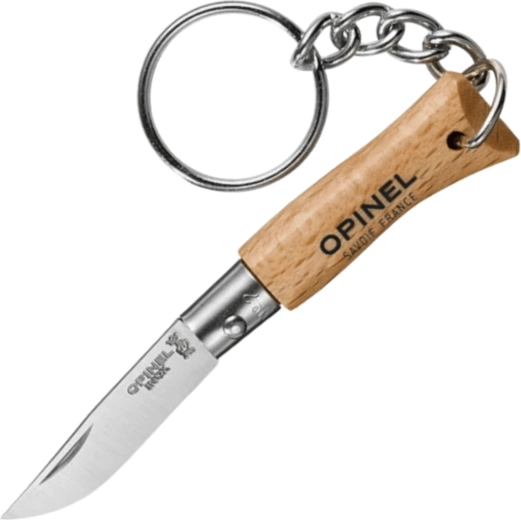 Opinel N°02 VRI taskunuga võtmetele koos pöögipuust käepidemega