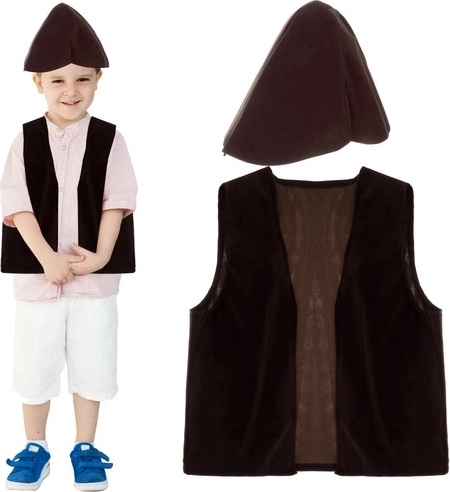 Kruzzel laste karjuse kostüüm (vest + müts)