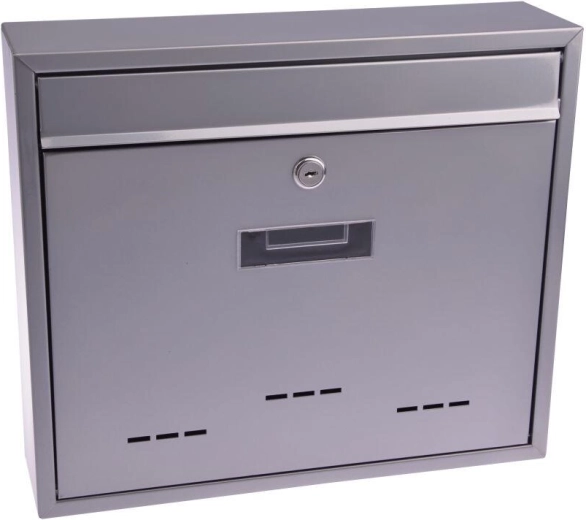 Postkast Radim, roostevaba, tagant sisestusega 360 × 310 × 90 mm