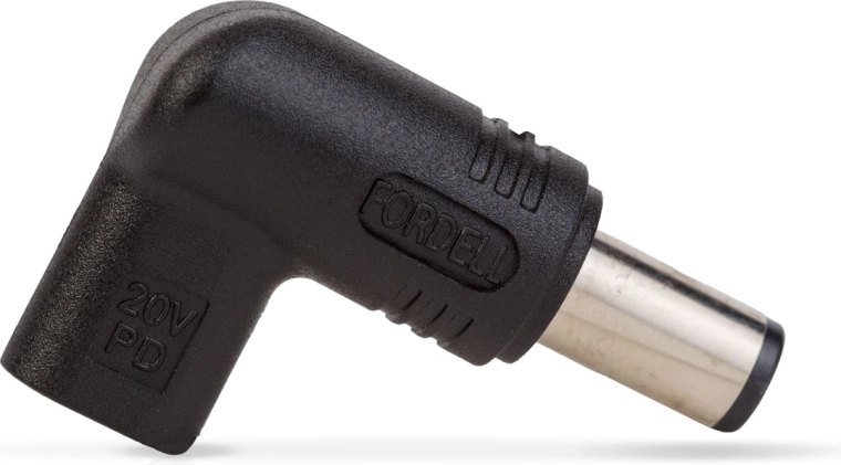 USB-C–DC 7,4 × 5,0 mm adapterotsik Dellile, 20 V