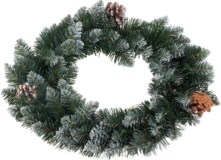 Dekoratiivne PVC-st jõulupärg, 40 cm