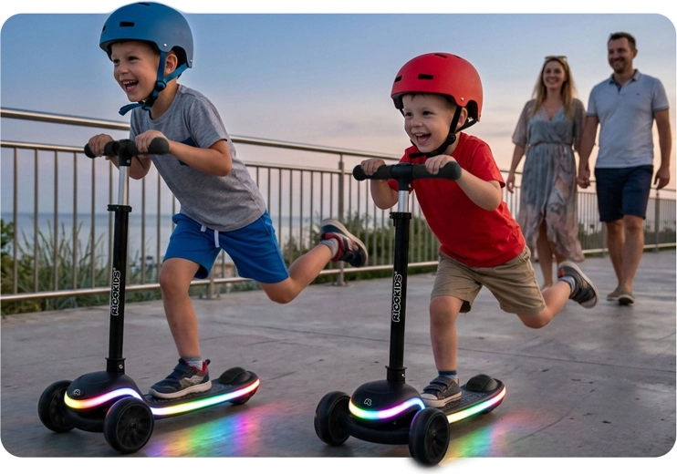 20 LED lighting modes for maximum fun and visibility