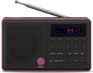 Radio Pliszka USB FM Black
