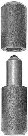 Keevitatav hing koos kuuliga 65 × 16 mm