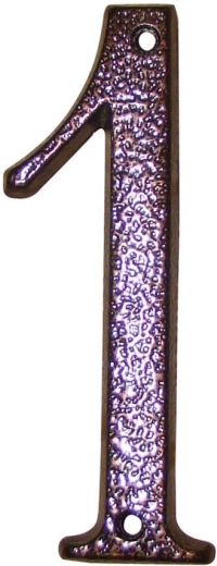 Majanumber 1 pruun, tsink, 117 mm