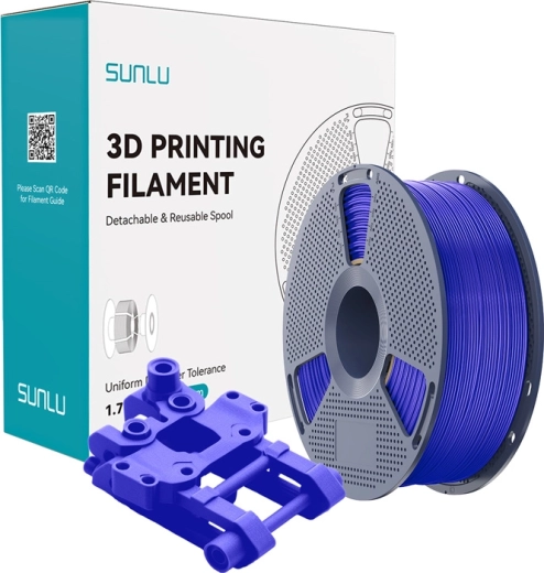 Sunlu ABS filament with surface finish, blue