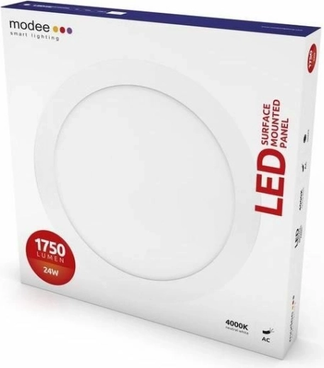 Modee ümmargune LED-paneel 24 W neutraalne valge