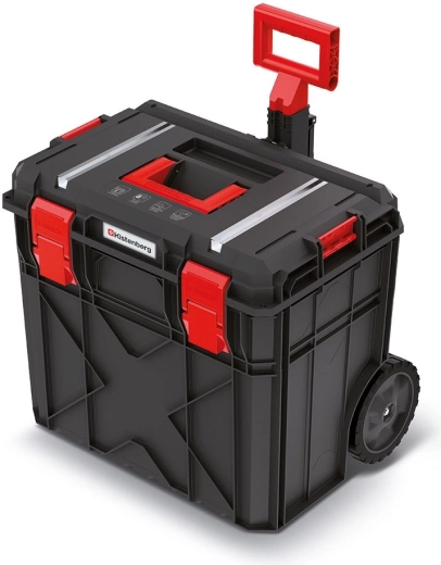 Ratastel tööriistakohver X-Block Tech, must, 546 × 380 × 510 mm