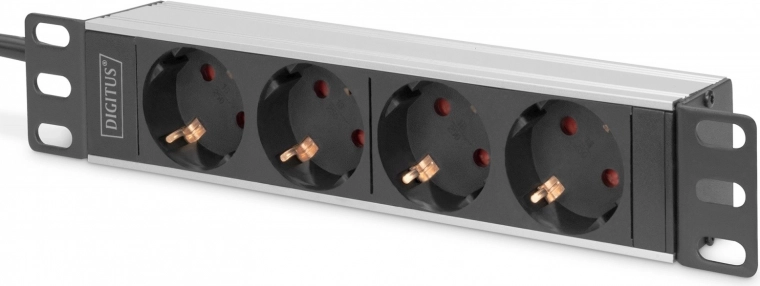 Alumiiniumist toitejaotur 10" RACK-kapile DIGITUS