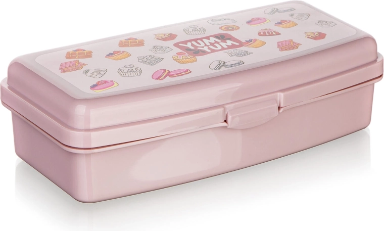 Roosa YUM-i suupistekarp klambriga 20 × 9,5 × 5,5 cm