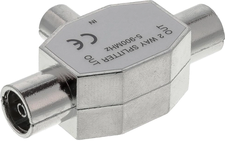 Sencor koaksiaalne kahesuunaline jaotur 1M–2F, nikkel