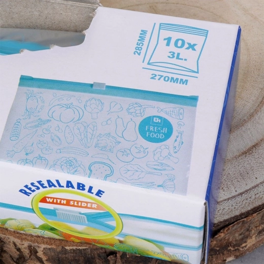 Praktiline 10 tk komplekt – maht 3 l