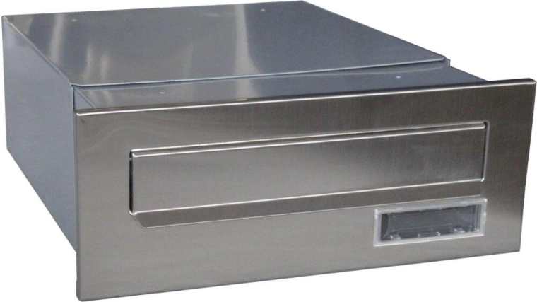 Roostevabast terasest posti­sse müüritav postkast 320–540 × 250 × 110 mm