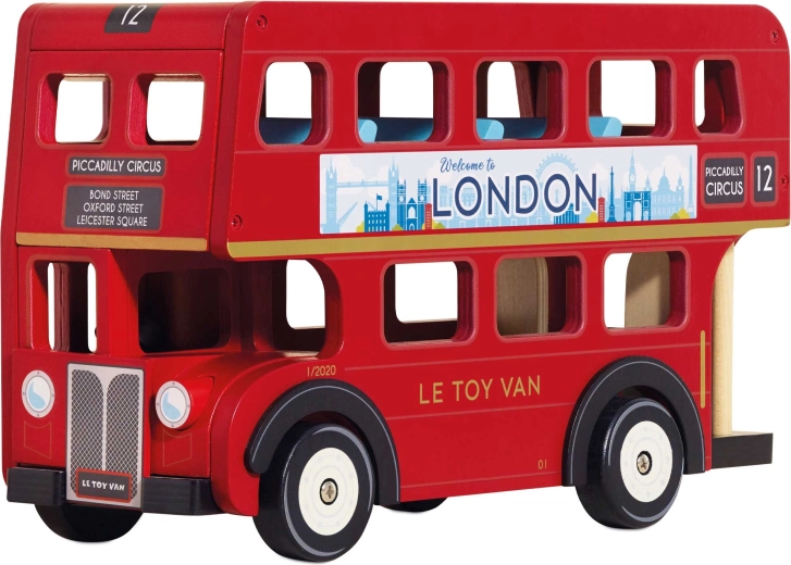 Le Toy Van wooden London double-decker bus for children