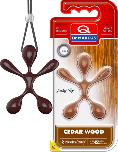 Dr. Marcus Lucky Top autoõhuvärskendaja Cedar Wood