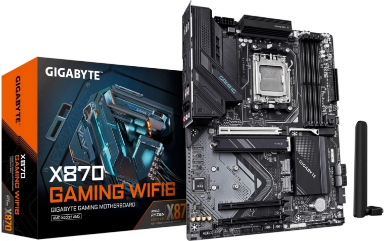 GIGABYTE X870 Gaming WiFi6 motherboard for AMD AM5