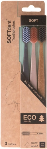 SOFTdent Soft Dent ECO hambahari soft 3 tk