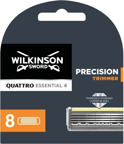 Wilkinson Quattro Essentials 4 varuterad – 8 tk