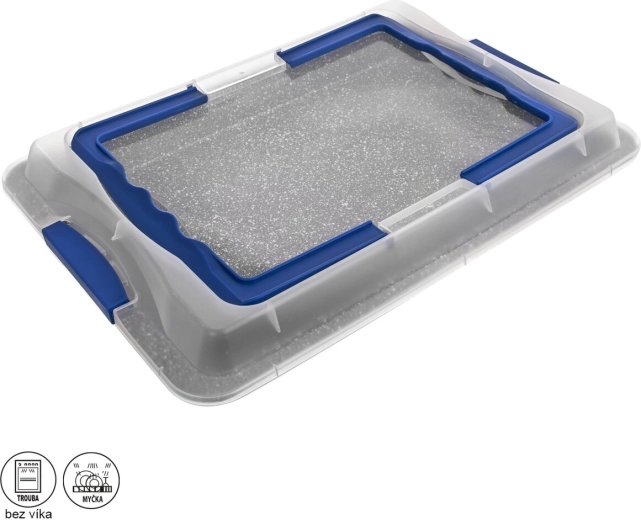 Graniidist küpsetusvorm kaanega Orion Grande 43 × 29 × 7 cm
