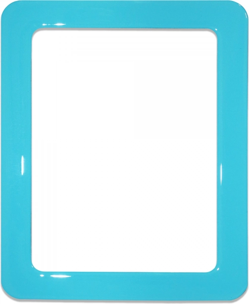 Self-adhesive magnetic frame 12.3 × 8.1 cm – Light blue 19 × 23.8 cm